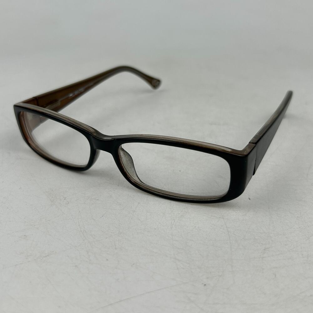 Lantis Optical L6002‎ Eyeglasses Frame Unisex Kids Black Brown Plastic 52-14-130